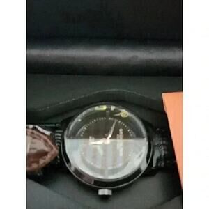 sturling black/clear watch with extra band automatic NWT Excellent